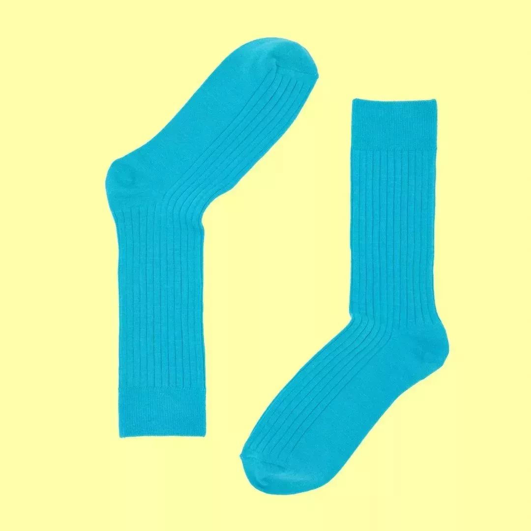 Turquoise sensory socks